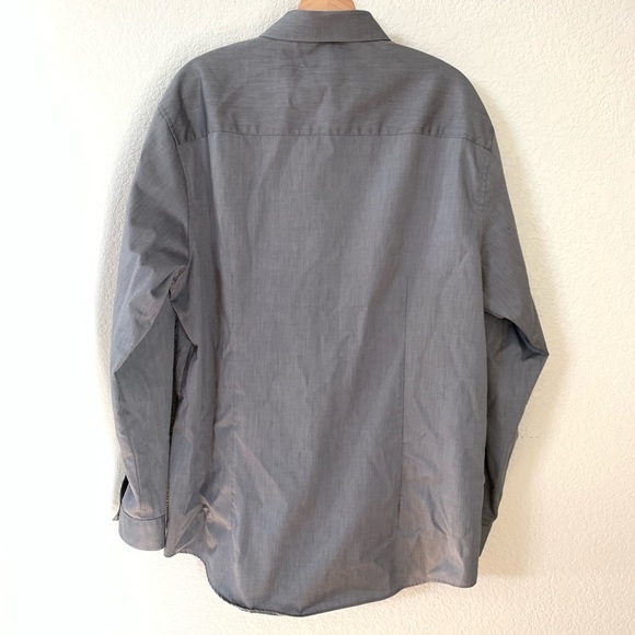 Kenneth Cole Slim Fit Button Up Shirt Size 17 - Picture 2 of 6